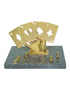 Plaque joueur de carte