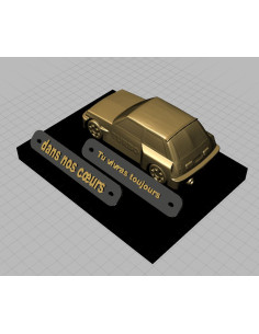 Plaque Renault 5 turbo 2