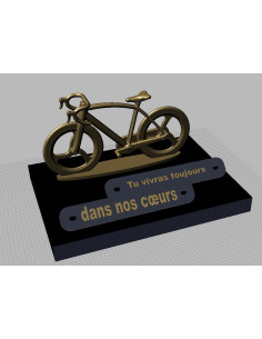 Plaque vélo course 2